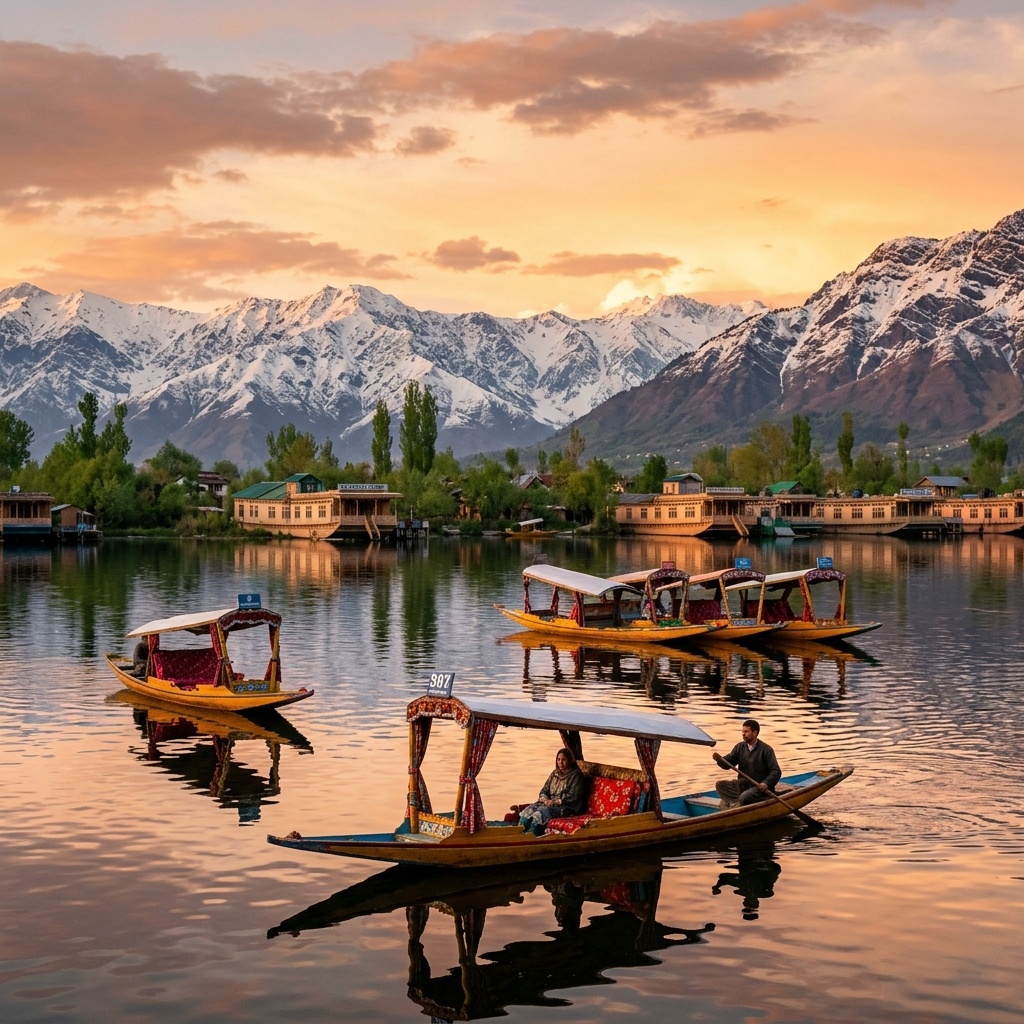 Exotic Kashmir Tour Package - Srinagar, Gulmarg & Pahalgam from Mumbai